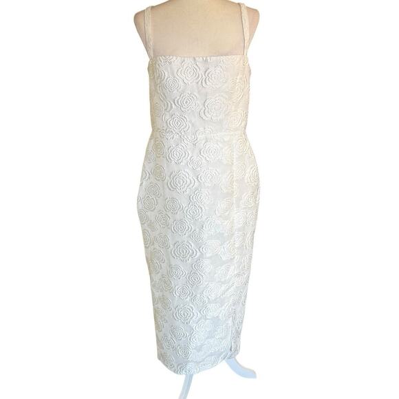 AMANDA UPRICHARD Monica Floral Jacquard Sheath Maxi Dress XL Romantic Feminine - Picture 1 of 11